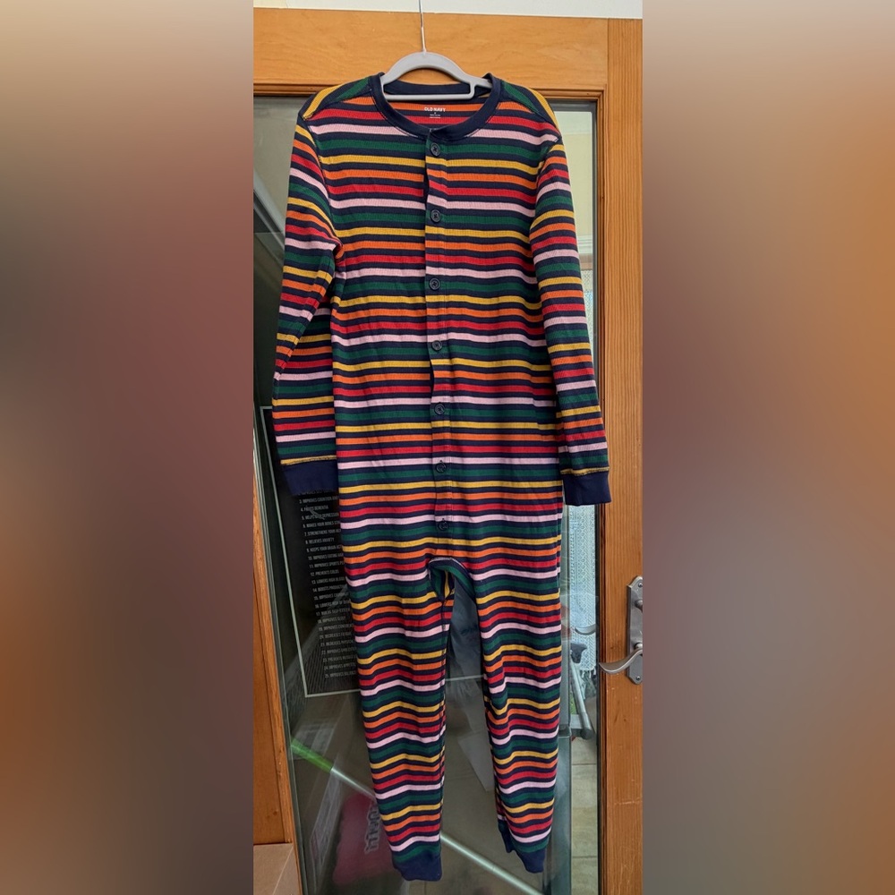 Old Navy Multicolor Striped men’s union suit pajamas